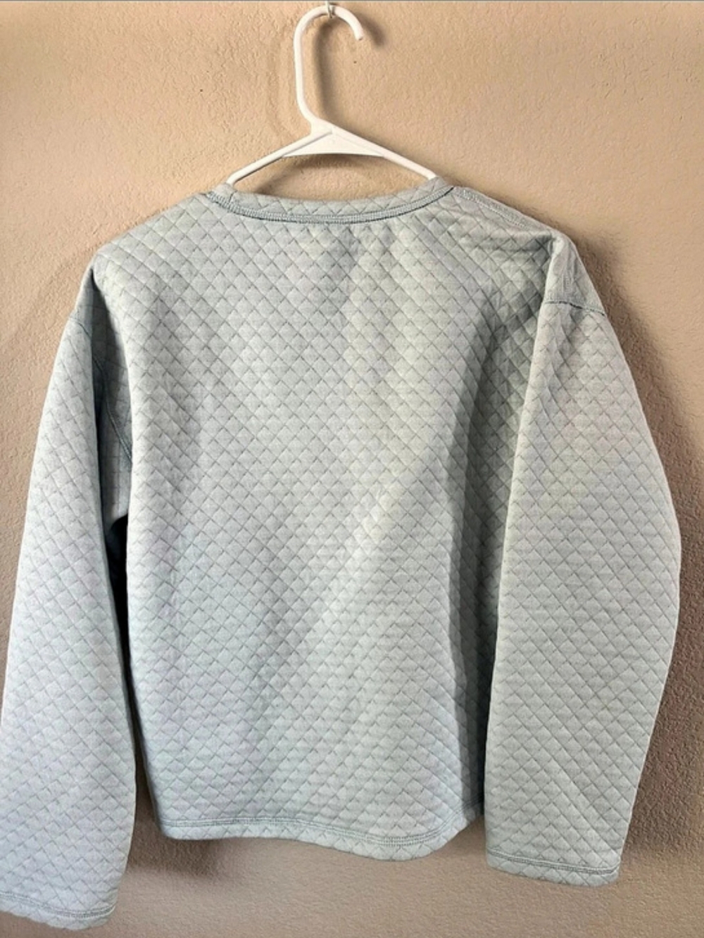 J.Crew Reversible Quilted Sweatshirt Striped Reversible Sweatshirt Size Small - Picture 3 of 4